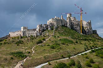 View of Spisky Castle, Slovakia