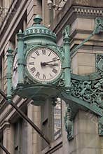 Chicago Landmark clock in