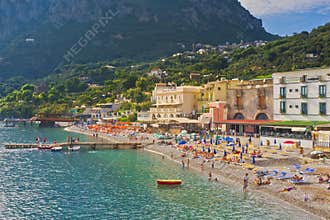 Beach, Amalfi Coast, Italy