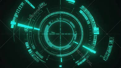 Futuristic Tech HUD Interface