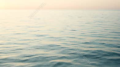 Calm Turquoise Ocean View with Soft Light and Subtle Ripples Background