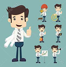 Businessman working
