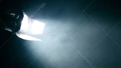Spotlight beam smoke