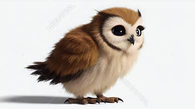 Adorable Fluffy Owl