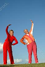 Active senior women