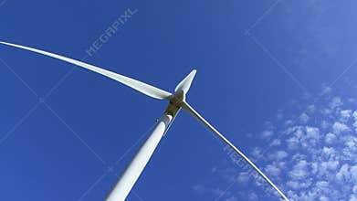 Wind turbine producing