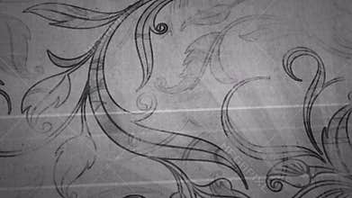 Black and White flourish animated