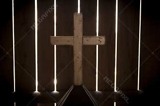 Glowing hidden cross
