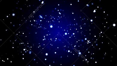 Abstract Particle Background with Light Leaks