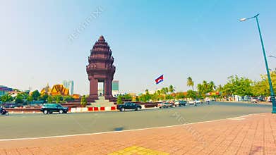 Independence monument in Phnom Penh