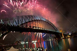 Sydney Harbour Bridge New Year Fireworks