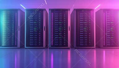 Servers Located In A Technology Data Center
