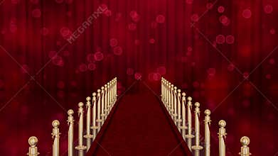Red carpet entrance