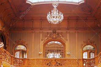 Beaitiful rich interior of palace