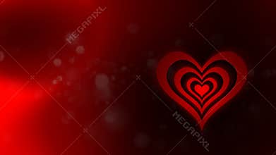 Revolving Heart Shapes