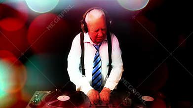 Awesome grandpa DJ