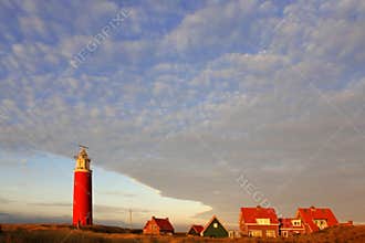 Lighthouse at sunset