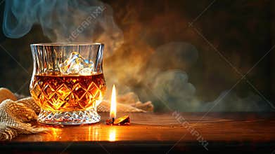 Luxurious spirit: presentation video, aged cognac, refined whiskey, smooth brandy, premium quality, rich flavor, tasting notes,