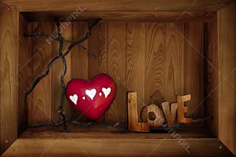 Love with heart
