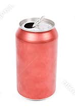 Red soda can