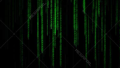 Matrix Binary Rain