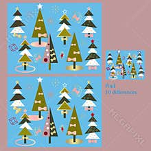 in the Funny BABIES for children up to 7 years old rebus, find 12 differences