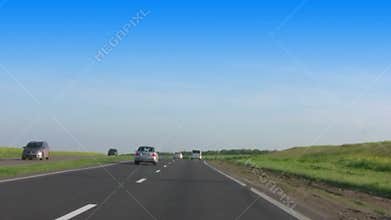 Steppe road