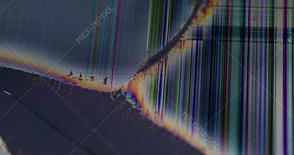 Screen glitch monitor defect flickering broken