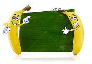 Banana cartoon characters