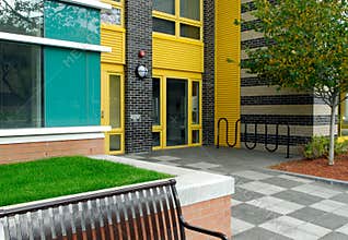 Color, patterns in modern architecture