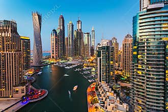 Dubai Marina. UAE