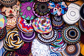 Yarmulke - traditional Jewish headwear, Israel.