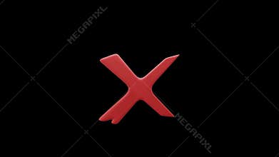 Red cross symbol animated