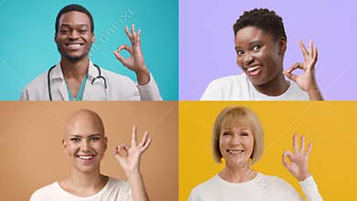 Healthcare professionals share positivity and reassurance