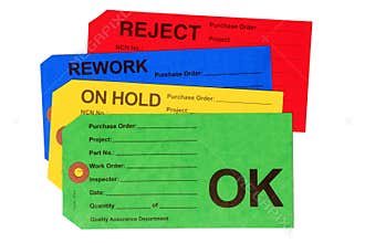 Set of Quality Control Tags