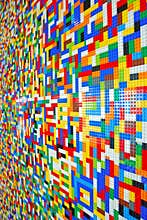 A Wall full of Lego Pieces