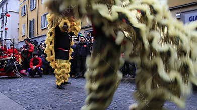 Chinese New Year parade in Milan 2014