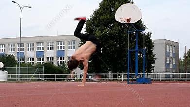 Breakdancer on the street