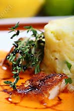 Fish and potatoes