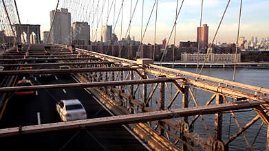 Brooklyn Bridge at sunset