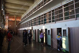 Alcatraz D-Block Cells