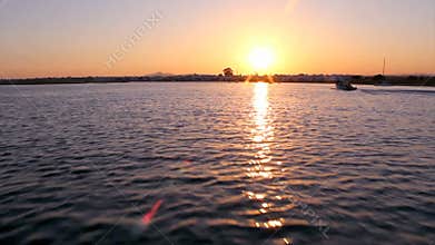 Ria Formosa boat travel.St.Luzia