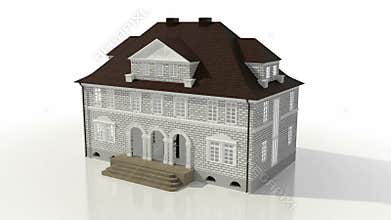 Construction of a brick house