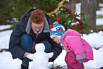 To build a snowman