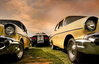 Two Muscle Cars