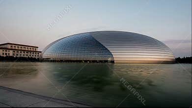 The National Grand Theatre in Beijing,China