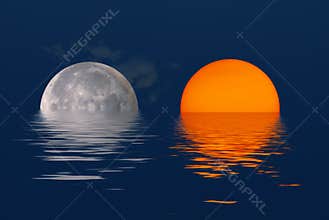 Sun and Moon