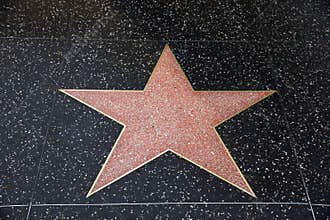 A blank star in Hollywood Walk of Fame