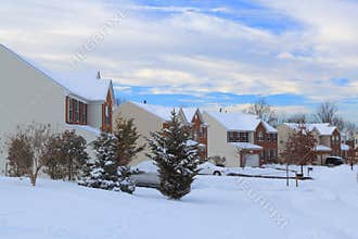 Winter Snow Houses