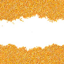 Bee pollen grains background